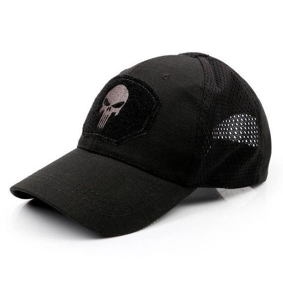 Бейсболка тактична «Punisher» Rip-Stop Black 5.0