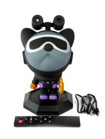 Нічник проектор зіркове небо CASTLELADY собака сіра космонавт ROBOT DOG