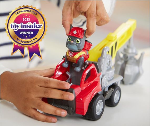 Щенячий патруль Крепыш и команда Кран с захватом и фигурка Заряд Paw Patrol Rubble & Crew Charger’s Crane Grabber | Зображення 3