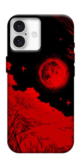 Чохол з картинкою Кривавий захід сонця для Apple iPhone 16 Plus