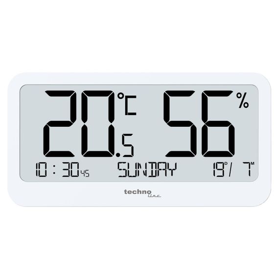 Термогігрометр Technoline WS9455 White (WS9455) | Зображення 1