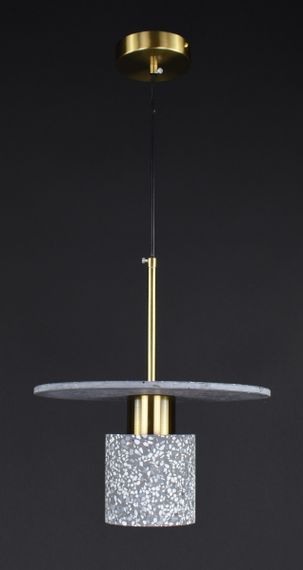 Люстра підвісна на 1 лампочку 27678 Латунь 37-180х29х29 см.