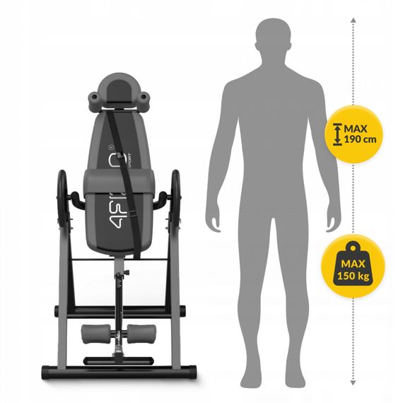 Стіл інверсійний 4FIZJO регульований 4FJ0655 Black/Grey (P-5905973401951) | Зображення 9