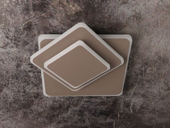 Сучасний креативний світильник стельовий LED для кухні ванної офісу 25468 Коричневий 7х25х40 см. | Зображення 6