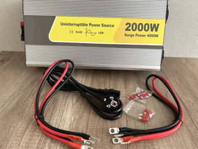 Чистый синусоидальный инвертор (12v 220v) преобразователь 2000 Вт с функцией зарядки АКБ UPS