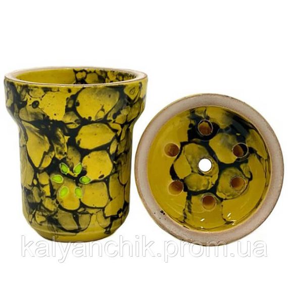 >Чаша для кальяну Solaris Eva Yellow and Black