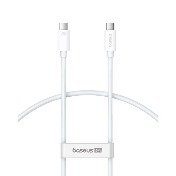 Дата кабель Baseus Superior 2 USB4 Full-Function Type-C to Type-C 240W (1.8m) (P10365200211-05) Moon White | Зображення 3