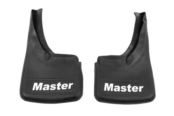 Брызговики с углублением (2 шт, резина) для Renault Master 2011↗ гг. | Зображення 1