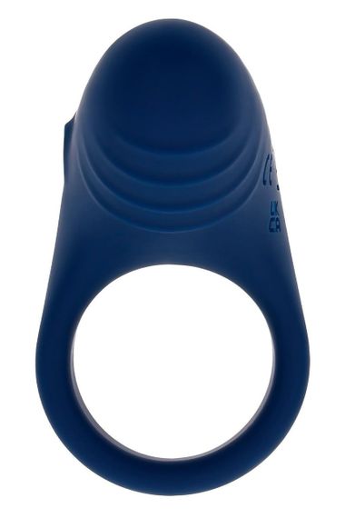 Эрекционное виброкольцо Evolved Playboy синее, 7.8 см Sex Aura | Зображення 3