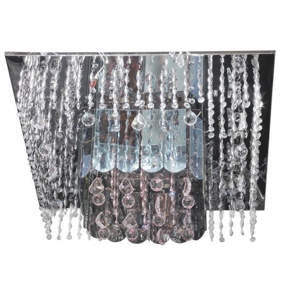 Люстра потолочная галогенная хрустальная G4 20W (BCL-087C/18)