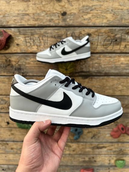 Кросівки Nike SB Dunk (gray & white) | Зображення 8
