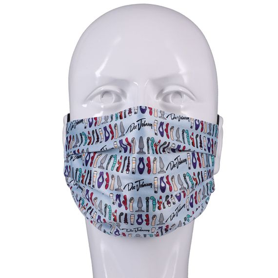 Гігієнічна маска на лице Doc Johnson DJ Reversible and Adjustable face mask, Різнокольоровий, One Size | Зображення 1