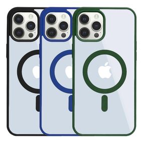 Чохол TPU Color with Magsafe для iPhone 12 Pro Max Колір 08, Dark Синій