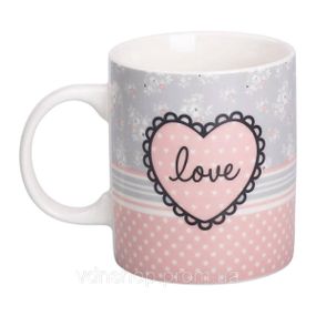 Чашка порцелянова з малюнком 400 (мл) для кави та чаю RX-N240143PK