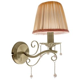 Бра настенное накладное классическое с абажуром BCL-675W/1 E14 AB