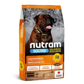 Корм Nutram S8 Sound Balanced Wellness Large Breed Adult Dog сухой для взрослых собак крупных пород 20 кг