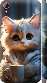 Чохол на HTC Desire 830 Білий кіт "5646m-785-2448"