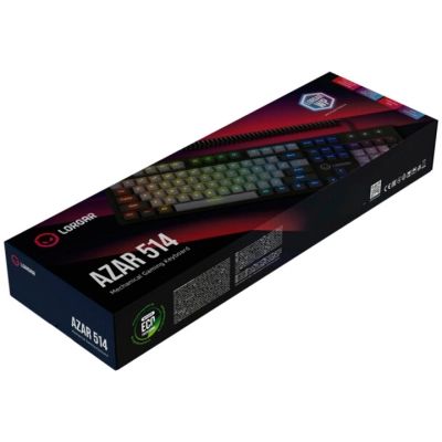 Клавиатура Lorgar Azar 514 RGB USB UA Black (LRG-GK514B-UA) | Зображення 6