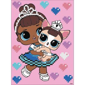 Алмазна мозаїка "L.O.L. Surprise! Miss Baby With Miss Puppy" AML1201, 15x20 см