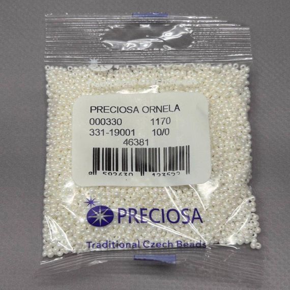 Бісер чеський Preciosa 10/0, колір 46381 - 50 г | Зображення 1