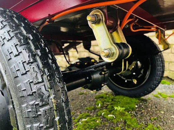 Електротрицикл Crosser CARGO 12 1000-1500W 60 V 32 Ah, самоскид, вантажний електроскутер до 300 кг Червоний | Зображення 5