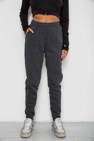Спортивные штаны женские на флисе  -уценка, цвет серый, 238R58671-1-U-20