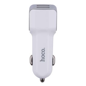 Автомобільний Зарядний Пристрій Hoco Z23 2USB Micro Колір Білий
