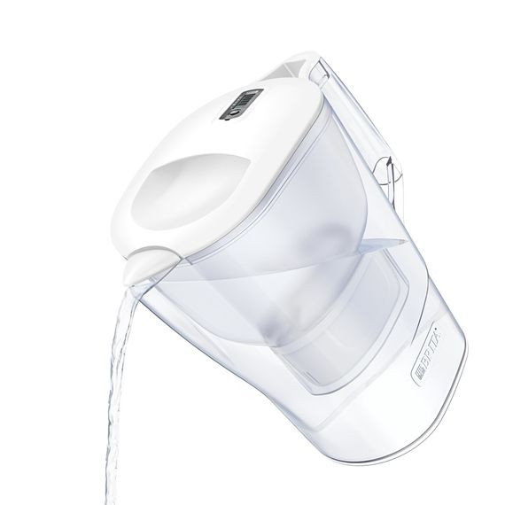 Фільтр-глечик Brita Aluna Memo MXPro 2.4л (1.4л очищеної води) з фільтр-картриджем, білий (1052801) | Зображення 3