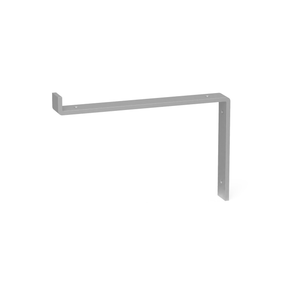 Кронштейн для полиці з металу 256×30mm, H=175мм Сірий