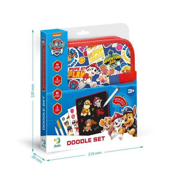 Дитяча набір для малювання "Paw Patrol" 200518, 6 кольорових маркерів | Зображення 4