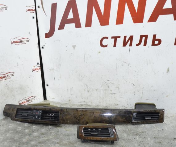 Внутрішнє декоративне оздоблення під дерево BMW 5 E60 2003-2010 Накладка декоративна на торпедо БМВ е60 6951044