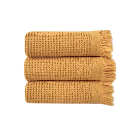 Рушник Lotus Home 11379 Туреччина 50*100 см  Бавовна + бамбук Гірчичний