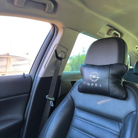 Подушка підголівник для подорожей Opel, Дорожні подушки, Комфортна подушка підголівник для автомобіля ME-87