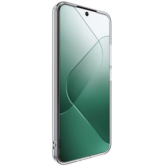 TPU чехол Epic Transparent 1,5mm Full Camera для Xiaomi 14 Pro Бесцветный (прозрачный) | Зображення 1
