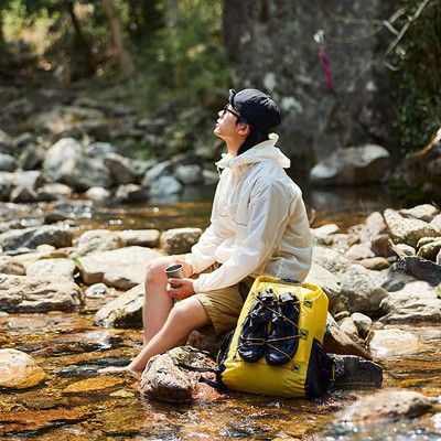 Гермомішок Naturehike -рюкзак CNH22BB003 25 л жовтий (6927595753927) | Зображення 3
