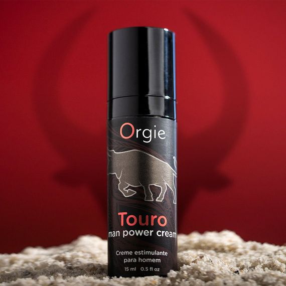 Крем для посилення ерекції Orgie Touro Power Cream, 15 мл, з таурином, гінкго та коренем женьшеню | Зображення 3