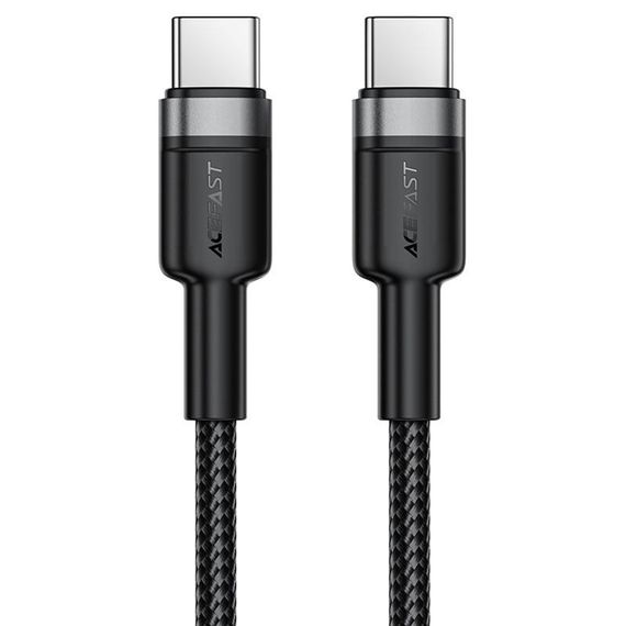 Дата кабель Acefast C22-03 Type-C to Type-C 60W (1.2m) Black