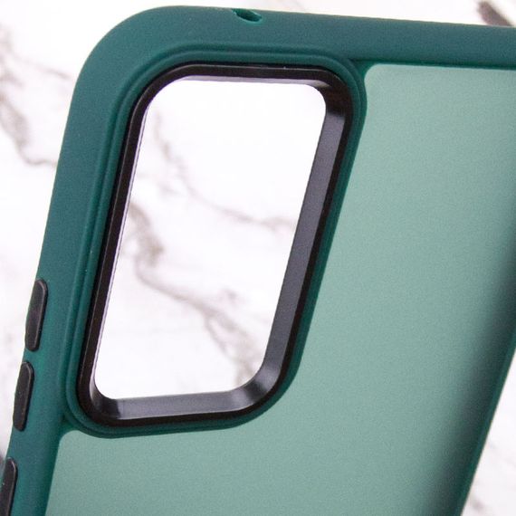 Чехол TPU+PC Lyon Frosted для Samsung Galaxy S24 Ultra Green | Зображення 4