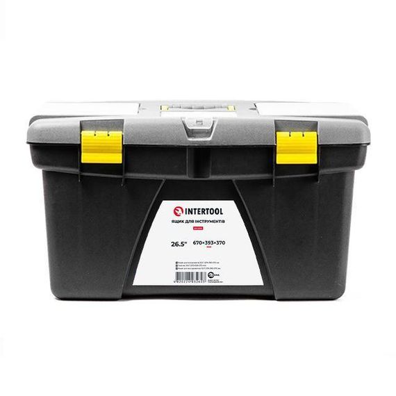 Ящик для інструментів 26.5" 670*393*370 мм INTERTOOL BX-0326