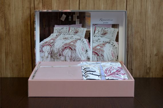 Постельное белье First Choice Ranforce 200х220 см Romantica Powder | Зображення 1