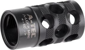 Дулове гальмо-компенсатор A-TEC Mini Muzzle Brake універсальний швидкознімний. Різьба - A-Lock Mini
