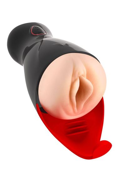 Премиум-вибромастурбатор Real Body - Real Sucking Pussy 2, всасывание, звук, стимуляция промежности Sex Aura | Зображення 1
