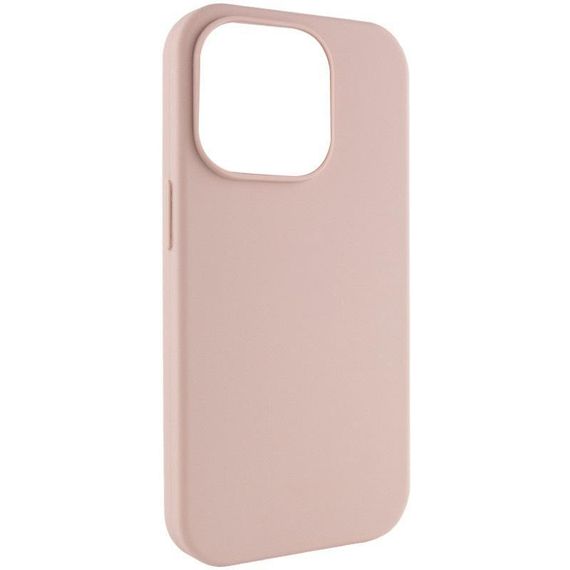 Чохол Silicone Case (AA) NO LOGO with MagSafe для Apple iPhone 13 Pro Max (6.7") Рожевий / Pink Sand