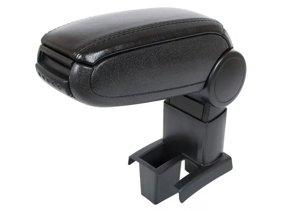 Peugeot 307 01-11 підлокітник чорний екошкіра, тканина + монтажний комплект Пежо