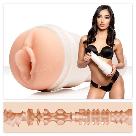 Мастурбатор Fleshlight Girls: Emily Willis - Squirt, со слепка вагины, очень нежный Sex Aura | Зображення 2