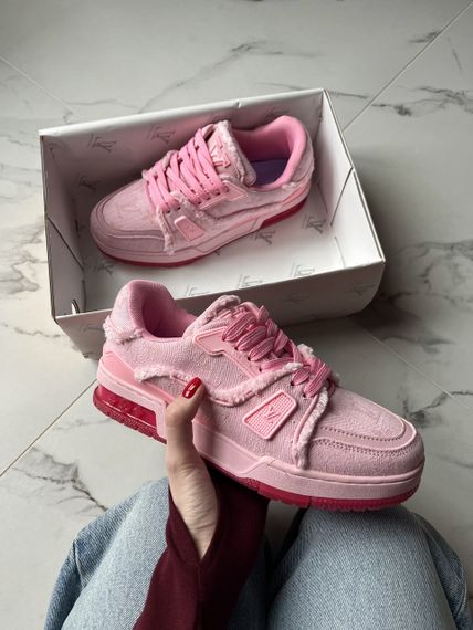 Кроссовки Lou1is Vu1it1ton Trainer Triple Pink 38 24 | Зображення 6
