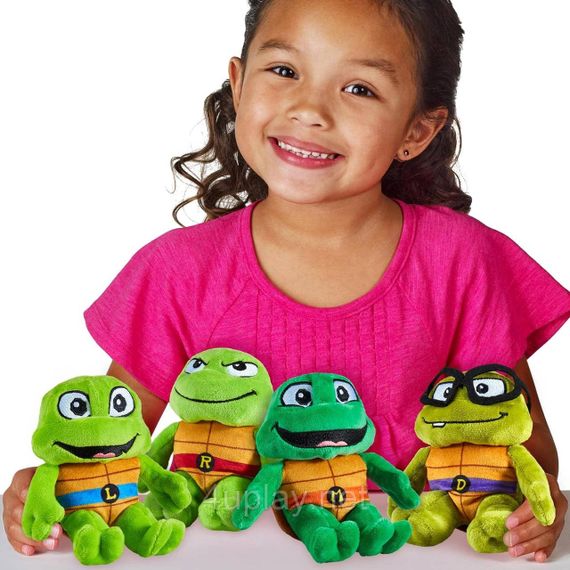 Набір м'яких іграшок Черепашки ніндзя TMNT Оригінал Teenage Mutant Ninja Turtles Plush | Зображення 2
