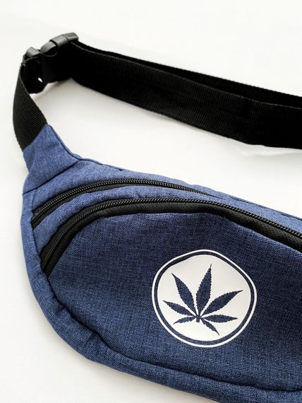 Сумка поясна бананка 4Profi з рандомним принтом двома відділеннями 18163 | Зображення 2