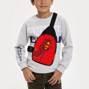 Сумка через плече дитяча Людина-павук 29х17 см сумка слінг для хлопчика (02270)