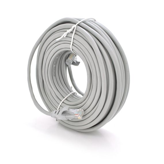 Патч-корд литий VEGGIEG, CCA, UTP, RJ45, Cat.5e, 20m, сірий